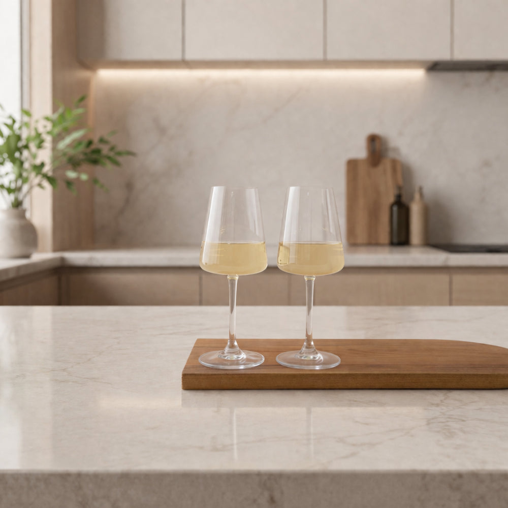 K&Co. Dine Series Barlow White Wine Glass Set of 2